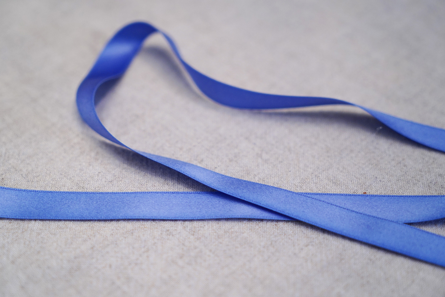 1/2 Blue Silk Ribbon - Wm. Booth, Draper