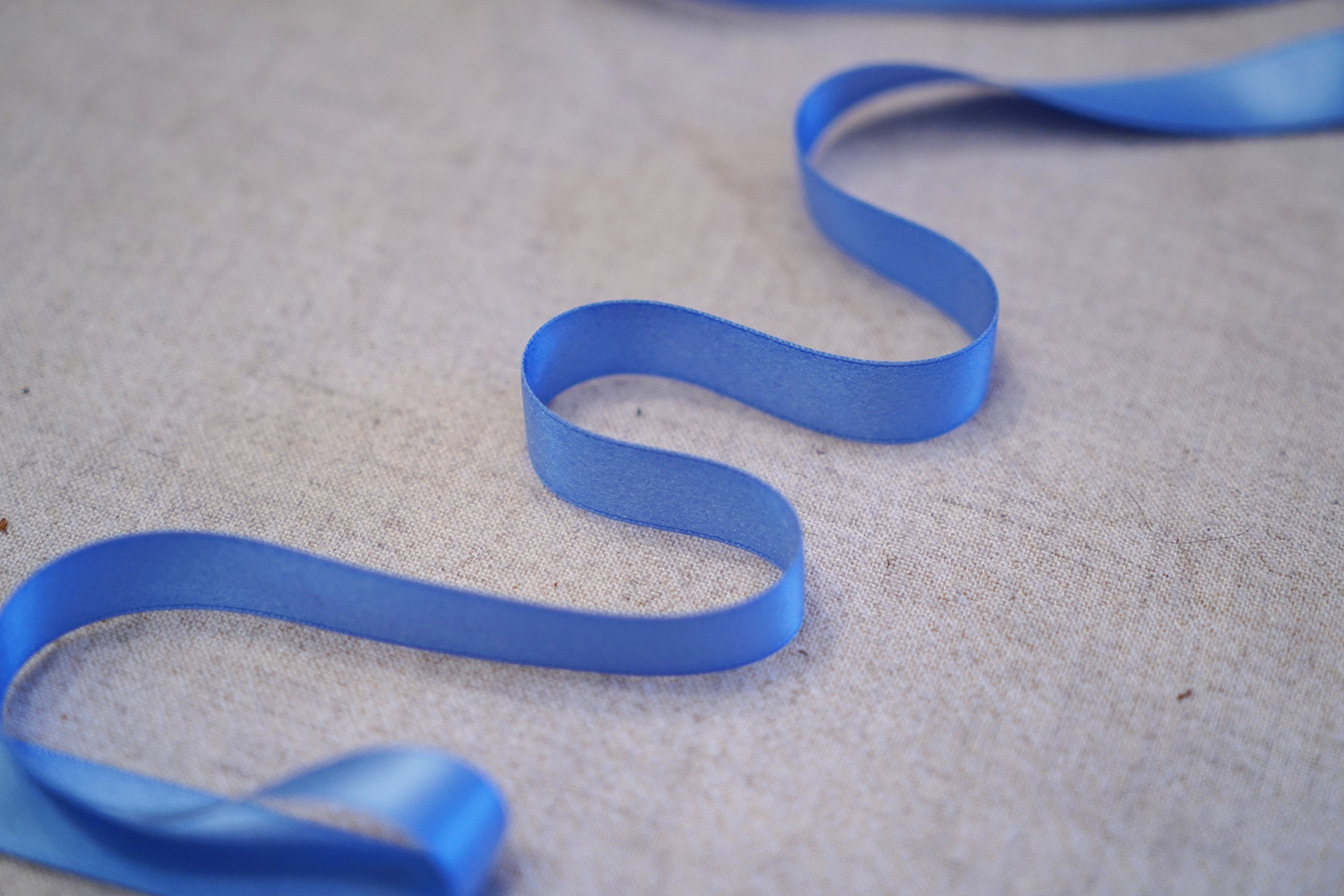  Blue Silk Ribbon